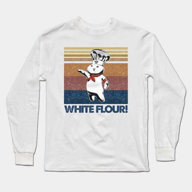 Pillsbury Doughboy White Flour Long Sleeve T-Shirt by tinastore